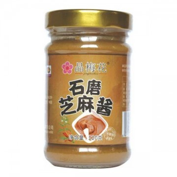 晶梅花石磨芝麻酱220g