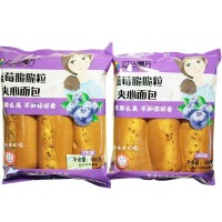 叮当魔方蓝莓脆脆粒夹心面包300g