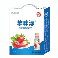 挚味淳果粒乳酸菌草莓味310mlx8瓶